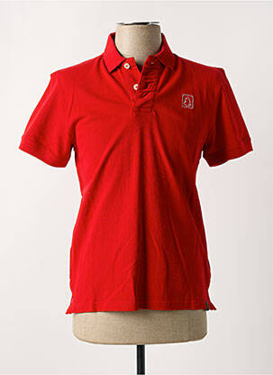 Polo coupe cintrée manches courtes rouge REDWOOD homme