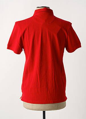 Polo coupe cintrée manches courtes rouge REDWOOD homme