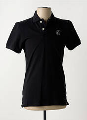 Polo noir REDWOOD pour homme seconde vue