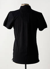 Polo noir REDWOOD pour homme seconde vue