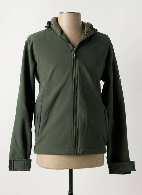 Veste casual finition intérieure doublure polaire vert BILL TORNADE homme