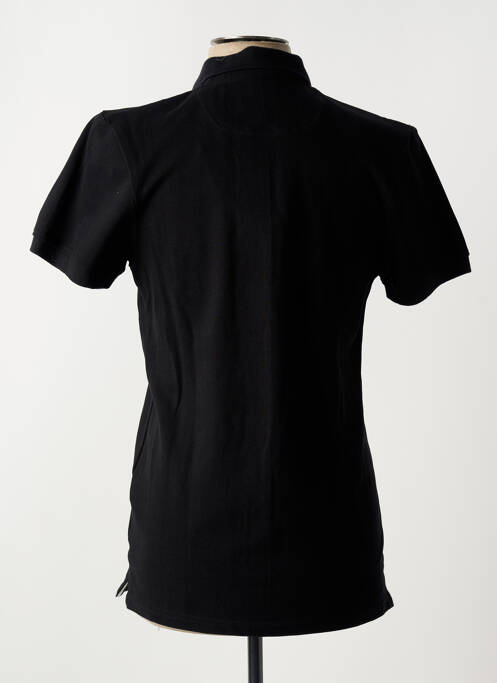 Polo coupe cintrée manches courtes noir REDWOOD homme
