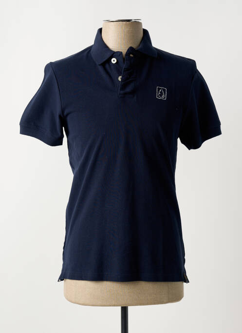 Polo coupe cintrée manches courtes bleu REDWOOD homme