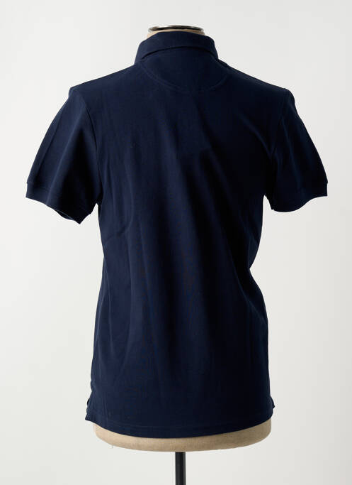 Polo coupe cintrée manches courtes bleu REDWOOD homme