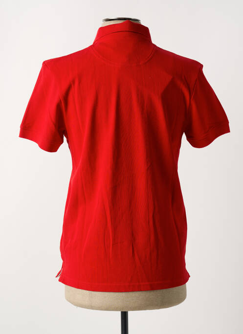 Polo coupe cintrée manches courtes rouge REDWOOD homme