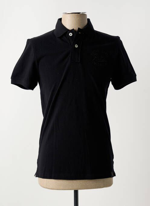 Polo noir REDWOOD pour homme