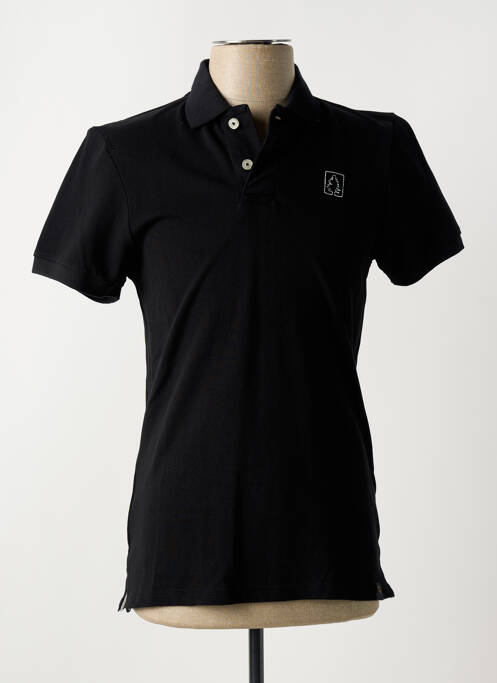 Polo noir REDWOOD pour homme