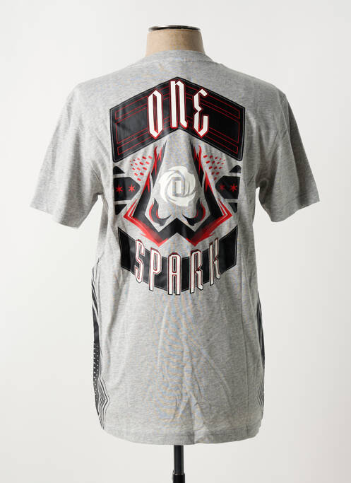T-shirt gris ADIDAS homme
