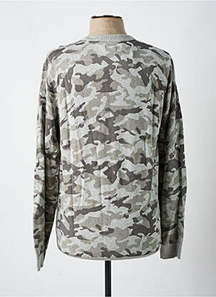 Pull col rond manches longues gris JULES homme