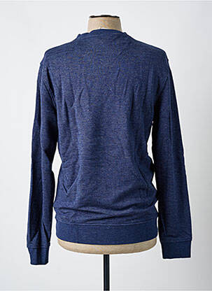 Pull tissage chiné manches longues bleu JULES homme