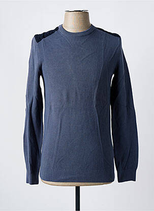 Pull stretch manches longues bleu JULES homme