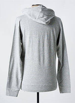 Sweat-shirt à capuche broderie manches longues gris CHAMPION homme