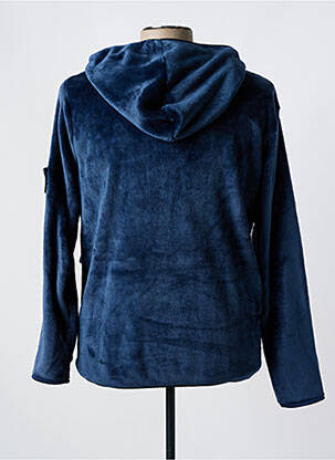 Polaire capuche bleu TORRENTE homme