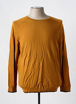 Pull col rond manches longues jaune JULES homme