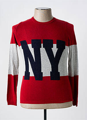 Pull imprimé fantaisie manches longues rouge UNITED COLORS OF BENETTON garçon