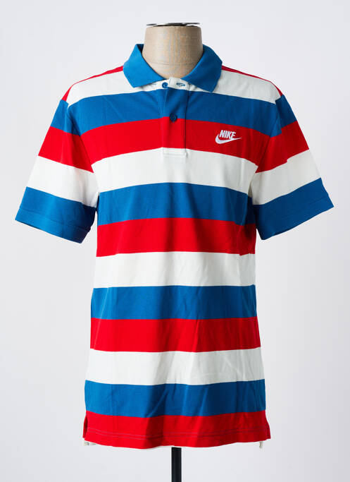 Polo coupe droite manches courtes bleu NIKE homme
