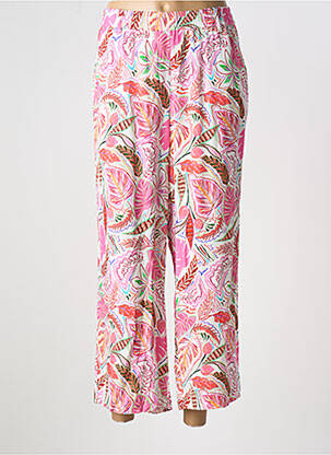 Pantalon 7/8 taille élastique taille normale rose GARDEUR femme