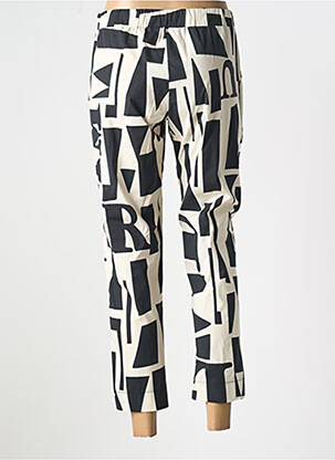Pantalon 7/8 stretch taille normale noir MARIA BELLENTANI femme
