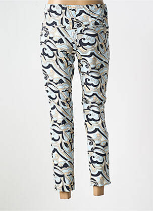 Pantalon 7/8 stretch taille normale bleu GARDEUR femme
