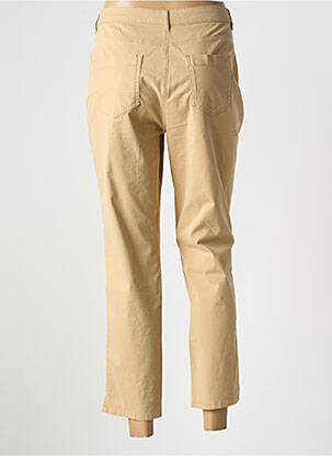 Pantalon 7/8 stretch taille normale beige FUEGO WOMAN femme