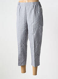 Pantalon 7/8 taille élastique taille normale gris GEVANA femme