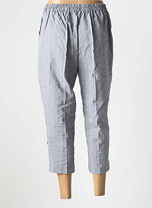 Pantalon 7/8 taille élastique taille normale gris GEVANA femme