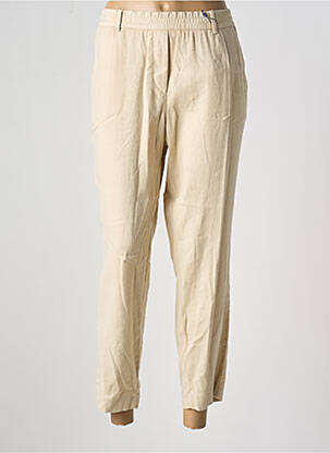 Pantalon 7/8 stretch taille normale beige GARDEUR femme