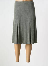Jupe mi-longue taille normale vert GEVANA femme