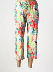 Pantacourt vert TONI pour femme seconde vue