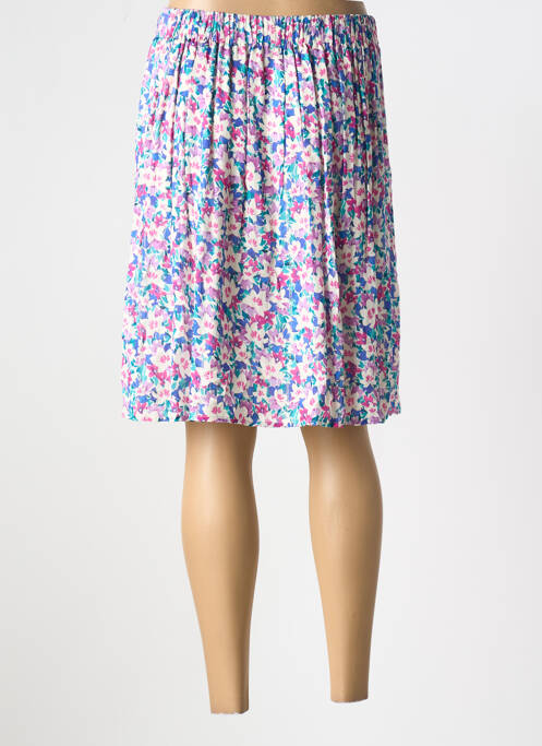 Jupe mi-longue bleu GEVANA pour femme