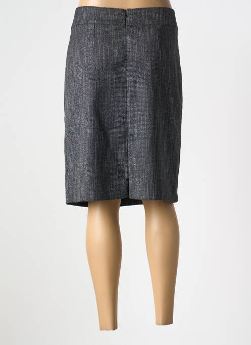 Jupe mi-longue gris GEVANA pour femme