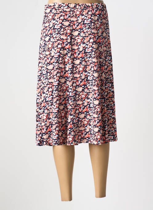 Jupe mi-longue rose GEVANA pour femme