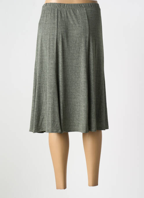 Jupe mi-longue vert GEVANA pour femme