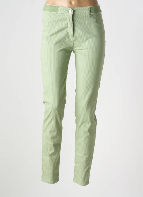 Pantalon slim vert TONI pour femme