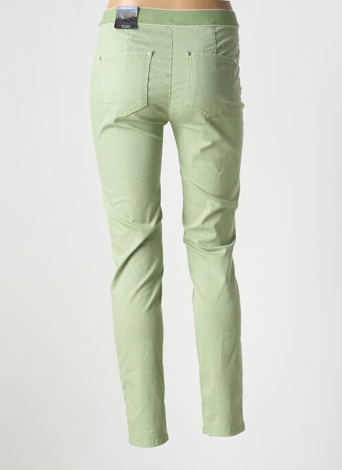 Pantalon slim vert TONI pour femme