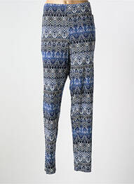 Pantalon slim taille élastique taille normale bleu GEVANA femme