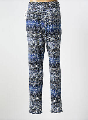 Pantalon slim taille élastique taille normale bleu GEVANA femme