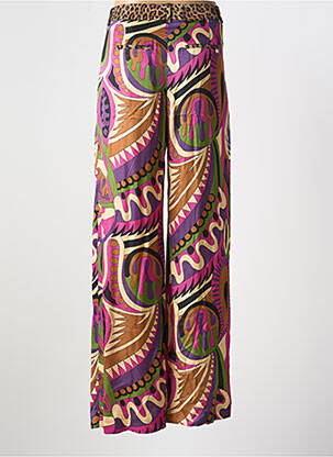 Pantalon droit taille à pinces taille normale marron LOLA CASADEMUNT femme
