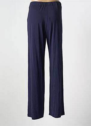 Pantalon droit stretch taille normale bleu MARIA BELLENTANI femme