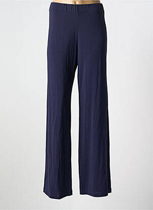 Pantalon droit bleu MARIA BELLENTANI pour femme