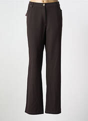Pantalon droit marron WEINBERG pour femme seconde vue