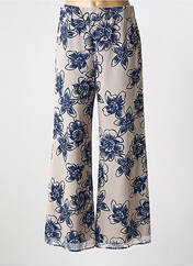 Pantalon large bleu ELEONORA AMADEI pour femme seconde vue