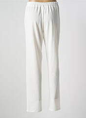 Pantalon slim blanc GEVANA pour femme seconde vue