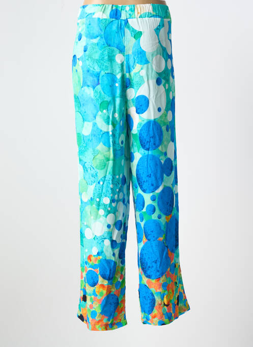 Pantalon droit bleu DOLCEZZA femme