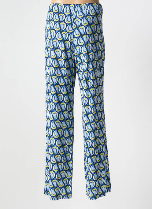 Pantalon droit bleu MARIA BELLENTANI pour femme