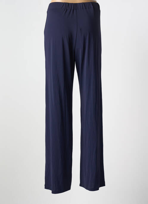 Pantalon droit bleu MARIA BELLENTANI femme