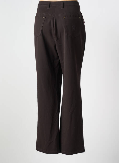 Pantalon droit marron WEINBERG pour femme