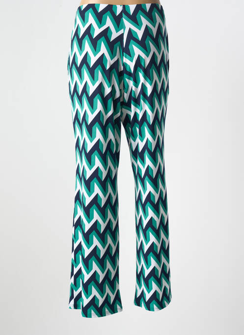 Pantalon droit vert GEVANA pour femme