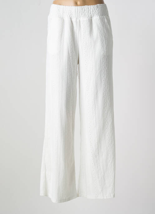 Pantalon large blanc LEO & UGO pour femme