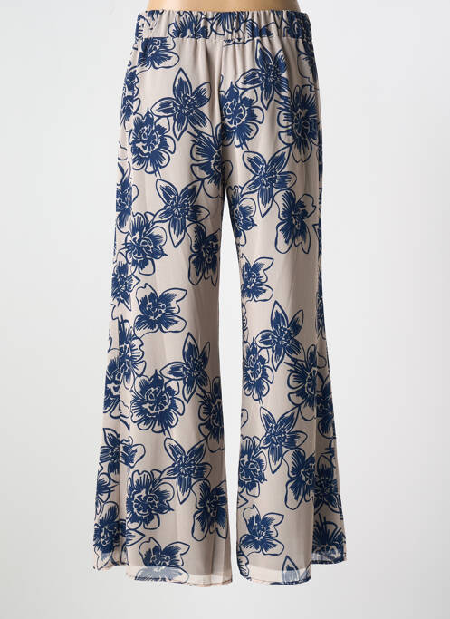 Pantalon large bleu ELEONORA AMADEI pour femme